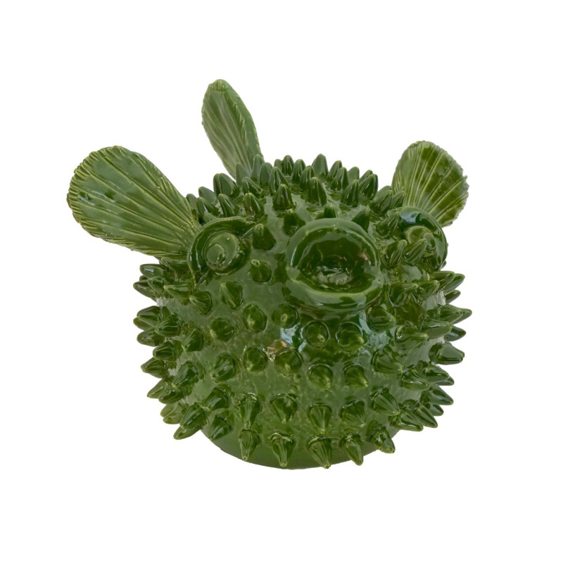 Pesce palla Verde foglia