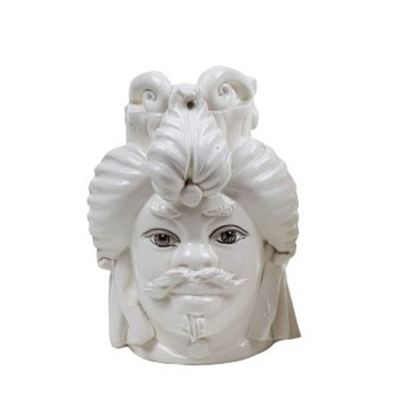Testa di Moro Demetra Piccolo Shiny White