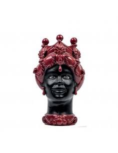 Testa di Moro Liberty Black and Bordeaux